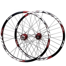 CTRIS Spares Bicycle Wheelset Mountain Bike Wheelset 26 / 27.5 / 29 Inches Disc Brake Bicycle Double Wall Alloy Rim MTB QR 7-11Speed 32H Sealed Bearing (Color : B, Size : 27.5in)