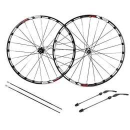 WRNM Spares Bicycle Wheelset Mountain Bike Wheelset, 26 Inch Double Wall MTB Bicycle Hybrid Disc Brake Quick Release Sealed Bearing 32 Hole 7 8 9 10 Speed (Color : B, Size : 26inch)