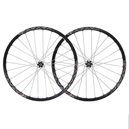 CTRIS Spares Bicycle Wheelset Mountain Bike Wheelset 26 Inch Double Wall MTB Rim Quick Release Disc Brake Palin Bearing 8 9 10 Speed With Straight Pull Hub 24 Holes (Color : C)