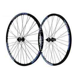 CTRIS Spares Bicycle Wheelset Mountain Bike Wheelset 27.5 Quick Release Disc Brake Double Wall Alloy Rim Tires 1.5-2.1" MTB 7 8 9 Speed 32 Hole (Color : B)