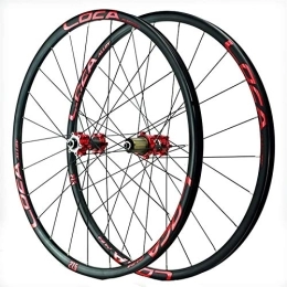 CTRIS Mountain Bike Wheel Bicycle Wheelset MTB Bicycle Wheelset 26 27.5 29 In Disc Brake Bike 24 Spoke 8-12speed Cassette Flywheel QR Sealed Bearing Hubs 1850g (Color : E, Size : 26in)