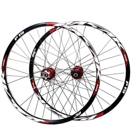 CTRIS Spares Bicycle Wheelset MTB Bicycle Wheelset 26 27.5 29 In Quick Release Front & Rear Wheel Disc Brake Cycling Double Wall Rims 32 Hole 7-11 Speed Cassette (Color : A, Size : 27.5in)