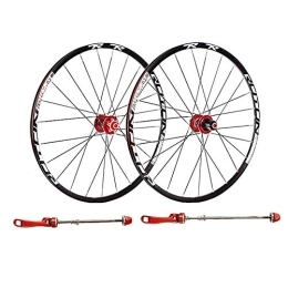 WRNM Spares Bicycle Wheelset MTB Bike Wheel Set, 26 INCH Disc Brake Wheels Cycling Sealed Bearings Hub Quick Release 24H (Color : B)