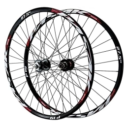 CTRIS Spares Bicycle Wheelset MTB Wheelset 26 / 27.5 / 29 Inch Standard Bicycle Rim 32 Spoke Mountain Bike Front & Rear Wheel Disc Brake Rim 7-11speed Cassette QR Sealed Bearing Hub (Color : A, Size : 26inch)