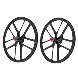 Gind Mountain Bike Wheel Bike Disc Brake Wheelset, Good Performance Fashionable Colors Alloy Durable Mountain Bike Disc Brake Wheelset for Cycling