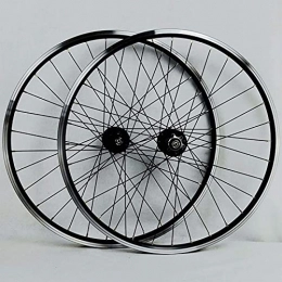 DYB Spares Bike Rim 26 Inch Mountain Bike Wheel Set QR Double Wall Rim Cycling Bicycle Wheelset Disc / V Brake Hub For 7-11 Speed Cassette Front 2 Rear 4 Palin Quick Release Axles Bicycle Accessory