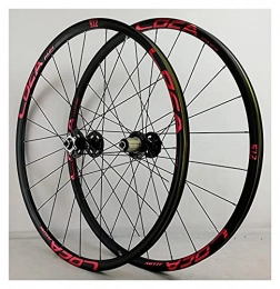 DYB Spares Bike Rim Mountain Bike Wheelset 26 / 27.5 / 29 Inches Double Wall Alloy MTB Rim Disc Brake Sealed Bearing QR 7 / 8 / 9 / 10 / 11 / 12 Speed 24H Quick Release Axles Bicycle Accessory