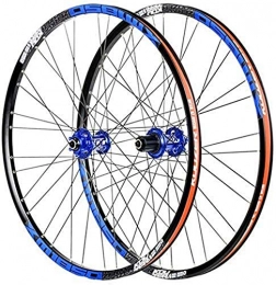 Mnjin Mountain Bike Wheel Bike Wheel Tyres Spokes Rim 26" / 27.5" MTB Bike Wheel Set, Disc Rim Brake Mountain bike Front wheel rear wheel Double Wall Rims Fast release 32 holes for Shimano or Sram 8 9 10 11 speed