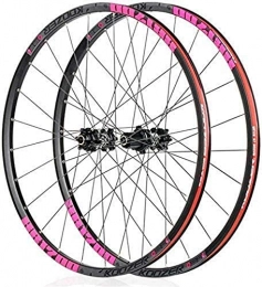 Mnjin Mountain Bike Wheel Bike Wheel Tyres Spokes Rim Mountain bike front wheel rear wheel, 26" / 27.5" bicycle wheelset light alloy rims quick release type disc brake rim 24-hole Shimano or Sram 8 9 10 11 speed