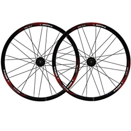 WYJW Mountain Bike Wheel Bike Wheelset 26-inch Mountain Wheel Set Bicycle Front Rear Double Layer Alloy Rim Disc Brake Hub Quick-release For 7 / 8 / 9 Speed