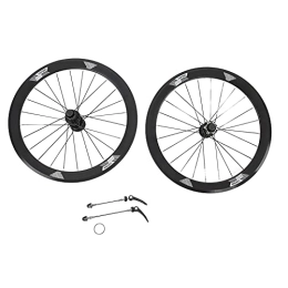 WNSC Spares Bike Wheelset, Stable Cycling Skilled Craft Bike Wheel Set Aluminum Alloy for Mountain Bike