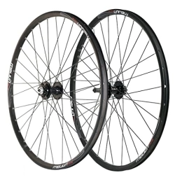 SHKJ Mountain Bike Wheel BMX Wheels 20 26 Inch Mountain Bike Wheelset Rim Disc Brake QR Hub 32H, For 6 / 7 / 8 / 9 Speed Rotary Flywheel (Color : 20" Black)