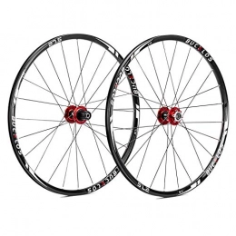 BUCKLOS Spares BUCKLOS UK Stock 26 / 27.5 / 29" Mountain Bike Wheelset, Carbon Hub MTB Wheels Quick Release Disc Brakes, 24H Low-Resistant Flat Spokes Bike Wheel fit 7-11 Speed Cassette MTB Wheelset