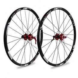 BUCKLOS Spares BUCKLOS UK Stock 26 / 27.5 / 29" Mountain Bike Wheelsets, Carbon Hub MTB Wheels Quick Release Disc Brakes, 24H Low-Resistant Flat Spokes Bike Wheel fit 7-11 Speed Cassette