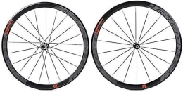 BUYAOBIAOXL Mountain Bike Wheel BUYAOBIAOXL Wheels Mountain Bike Wheelset 700C Bicycle wheelset Ultralight double-walled aluminum alloy Bicycle rims 40mm high Rear wheel front wheel 4 Palin BMX road Bicycle wheelset 8 9 10 11 speed