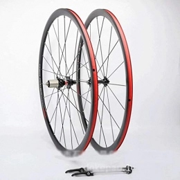 BZLLW Mountain Bike Wheel BZLLW Bike wheel, Mountain wheel set, Bicycle Wheel 700c CX Road Bike Wheelset Double Wall Alloy Rim 30mm QR Sealed Bearing For Card Hub 8-11 Speed