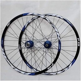 CAISYE Mountain Bike Wheel CAISYE 29In Wheel Mountain Bike, Trekking Bike Disc Brake And Brake Wheels, 7, 8, 9, 10 Speed Cassette Type, Double Wall V Section Rims Bike Wheelset, Blue