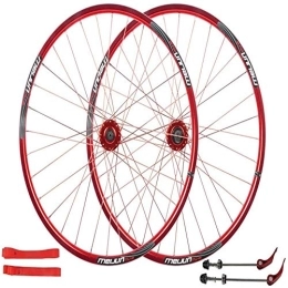CAISYE Mountain Bike Wheel CAISYE Mountain Bike Disc Brake Wheel Set 26-Inch 32-Hole Bicycle Aluminum Alloy Front And Rear Wheels, Suitable for All Kinds of Mountain Bikes Road Bikes. MTB Bike Wheelset, Disc Brake Quick Rele