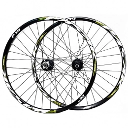 CAREXY Mountain Bike Wheel CAREXY Cycling Wheel Set, Double Walled 32H Rim MTB Wheelset 26 / 27.5 / 29 Inch Disc Brake Quick Release 7 / 8 / 9 / 10 / 11 Speed, E, 27.5