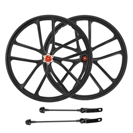 CHICTI Mountain Bike Wheel CHICTI 20 Inch Bicycle Wheel, Magnesium Alloy Mountain Bike Quick Release Disc Brake Wheel Cassette Wheel Set Outdoor