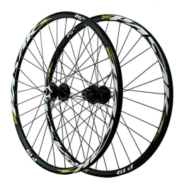 CHICTI Mountain Bike Wheel CHICTI 26 / 27.5 / 29'' Cycling Wheelsets, Disc Brake Double Wall MTB Rim First 2 Rear 5 Bearings 12-speed Quick Release Outdoor (Color : Black hub, Size : 29in)