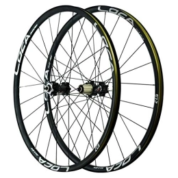 CHICTI Mountain Bike Wheel CHICTI Cycling Wheelsets, Disc Brake 24 Holes Front 2 Rear 4 Bearings Quick Release MTB Rim 26 / 27.5'' Outdoor (Size : 26in)