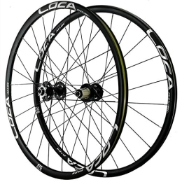 CHICTI Mountain Bike Wheel CHICTI Cycling Wheelsets, Double Wall MTB Rim Mountain Bike Quick Release Disc Brake Rear Wheel 7 / 8 / 9 / 10 / 11 / 12 Speed Outdoor (Color : Black, Size : 27.5in)