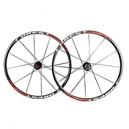 CHP Mountain Bike Wheel CHP MTB Mountain Bike Wheel Front 2 Rear 5 Sealed Bearing hub disc wheelset Wheels 26 27.5 inch Flat Spokes (Color : White, Size : 27.5inch)