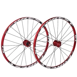 CHUDAN Mountain Bike Wheel CHUDAN 26 MTB Bicycle Wheel Double Walled Cycling Wheels V-Brake Disc Rim Brake 24 Perforated Disc Wheelset Aluminum Alloy Wheel Hub Disc 8 / 9 / 10 Speed - Fast Release, 27.5in