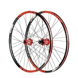 CHUDAN Mountain Bike Wheel CHUDAN Bike Wheelset, 26 / 27.5 Inch Mountain Bike Wheels Disc Brake Ultralight Alloy MTB Rim Fast Release 32 Holes for Shimano Or Sram 8 9 10 11 Speed, 26IN