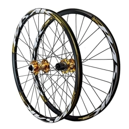 CTRIS Spares CTRIS Bicycle Wheelset 24 Inch Bike Wheelset Disc Brake Quick Release Rim Mountain Bicycle Wheel 32 H Aluminum Alloy Front Two Rear Four Bearings 8 9 10 11 12 Speed