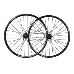 CTRIS Spares CTRIS Bicycle Wheelset 26" / 20" Inch Mountain Bike Wheelset MTB Double Wall Aluminum Alloy Disc Brake Cycling Bicycle Wheels 32 Hole Rim 6 / 7 / 8 / 9 Speed (Size : 26in)