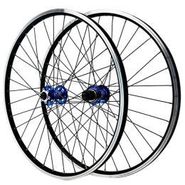 CTRIS Spares CTRIS Bicycle Wheelset 26 27.5 29 Inch Bike Wheelset, Quick Release Aluminum Alloy Rim 24H Disc Brake MTB Wheelset, Front Rear Wheels Bicycle Wheels, Fit 8-12 Speed Cassette (Size : 26inch)