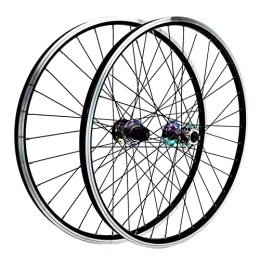 CTRIS Spares CTRIS Bicycle Wheelset 26 / 27.5 / 29" Mountain Bike Wheelset, MTB Wheels Quick Release Disc / V Brake 32H Low-Resistant Flat Spokes Bicycle Wheels 7 / 8 / 9 / 10 / 11 / 12 Speed Cassettes (Size : 29inch)