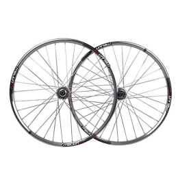 CTRIS Mountain Bike Wheel CTRIS Bicycle Wheelset 26 Inch Mountain Bike Wheel, Disc Brake Wheel 32 Holes Aluminum Alloy Rim Stainless Steel Flat Spokes
