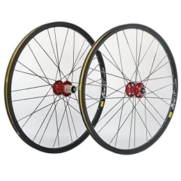 CTRIS Spares CTRIS Bicycle Wheelset 26" Mountain Bike Wheelset MTB Wheels Quick Release Disc Brakes 28H Low-Resistant High Strength Flat Spokes Bike Wheels Fit 7-11 Speed Cassette