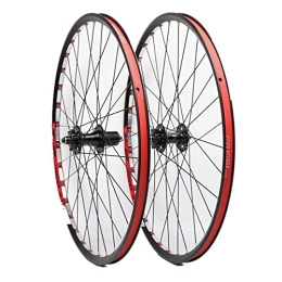 CTRIS Mountain Bike Wheel CTRIS Bicycle Wheelset Bike Wheelset 26 Inch Mountain Cycling Wheels, Aluminum Alloy Disc Brake Fit For 7-11 Speed Freewheels Quick Release Bicycle Accessory