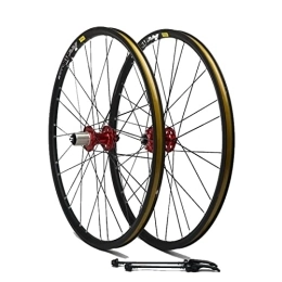 CTRIS Spares CTRIS Bicycle Wheelset Mountain Bike Wheelset 26 Inch, Aluminum Alloy Rim 28H Disc Brake MTB Wheelset, Quick Release Front Rear Wheels Bike Wheels, Fit 7-11 Speed Cassette Bicycle Wheelset