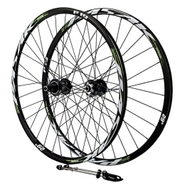 CTRIS Spares CTRIS Bicycle Wheelset Mountain Cycling Wheels 26" 27.5" 29" Double Wall Alloy Bicycle MTB Wheelset 11 / 12 Speed Front Two Rear Four Bearings 32 Hole Disc Brake Quick Release (Size : 26inch)