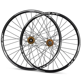 CTRIS Spares CTRIS Bicycle Wheelset MTB Bike Wheel 26 Inch Bicycle Wheelset Mountain Double Layer Alloy Rim Sealed Bearing 7-11 Speed Cassette Hub Disc Brake QR