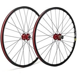 CTRIS Mountain Bike Wheel CTRIS Bicycle Wheelset MTB Wheelset 27.5 Inch Bicycle Wheels Disc Brake Quick Release CNC Double Layer Aluminum Alloy Rim Front 2 Rear 4 Bearings 28 Holes Hub For 7 8 9 10 11 Speed