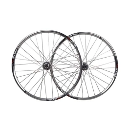 CTRIS Mountain Bike Wheel CTRIS Bicycle Wheelset Wheelset 26 Inch Mountain Bike Double Layer Rim Disc / Rim Brake Bicycle Wheel Quick Release Front Rear Wheelset 7 8 9 Speed 32H