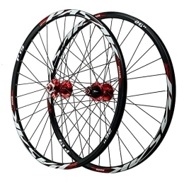 cvhtroe Mountain Bike Wheel cvhtroe 26 / 27.5 / 29 Inch Mountain Bicycle Wheelset, Aluminum Alloy Double Wall Disc Brake MTB Rim for 7 / 8 / 9 / 10 / 11 Speed