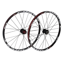 cvhtroe Spares cvhtroe 26 ”27.5 Inch Mountain Bicycle Wheelset, Double Wall Aluminum Alloy Disc Brake 24 Hole Hybrid / MTB Rim 11 Speed