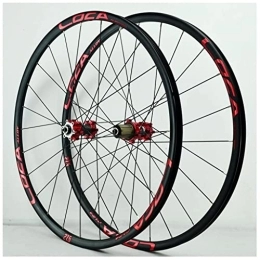 cvhtroe Mountain Bike Wheel cvhtroe 26 Inch 27.5”29er MTB Bike Wheelset, Double Wall Aluminum Alloy Road Bicycle Wheels Sealed Bearing 24 Hole for 7 / 8 / 9 / 10 / 11 Speed