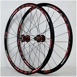 cvhtroe Mountain Bike Wheel cvhtroe MTB Bicycle Wheelset 700C 29ER, Aluminum Alloy V-Brake / Disc Brake Road Bike Cycling Quick Release Hub 11 Speed