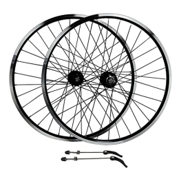 cvhtroe Spares cvhtroe MTB Bike Wheelset 26, Double Wall Mountain Bike Sealed Bearings Hub V-Brake Hybrid / Disc Brake 9 / 10 / 11 Speed