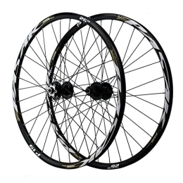 cvhtroe Mountain Bike Wheel cvhtroe MTB Wheels Disc Brake Rim 26 27.5 29 Inch, Double Wall Aluminum Alloy Quick Release Bike Wheelset 24H Suitable 7-11 Speed Cassette Wheel