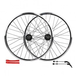 CWYP-MS Spares CWYP-MS 24" 650B MTB Bike Wheel Set Disc Rim Brake 7 Speed Sealed Bearings Hub