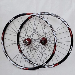 CWYP-MS Spares CWYP-MS 26 / 27.5 / 29 inch Mountain Bicycle Wheelset Aluminum Alloy MTB Cycling Wheels Disc Brake for 7 / 8 / 9 / 10 / 11 Speed (Size : 26inch)